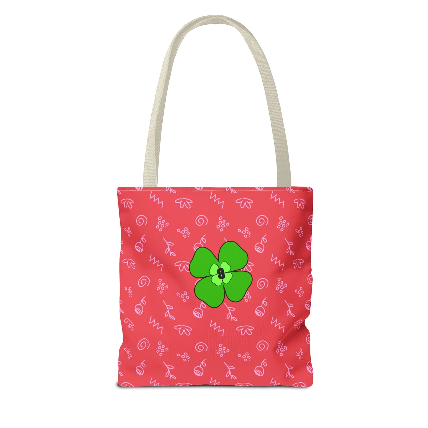 Bright Floral Tote Bag - Eco-Friendly Shopping & Beach Companion