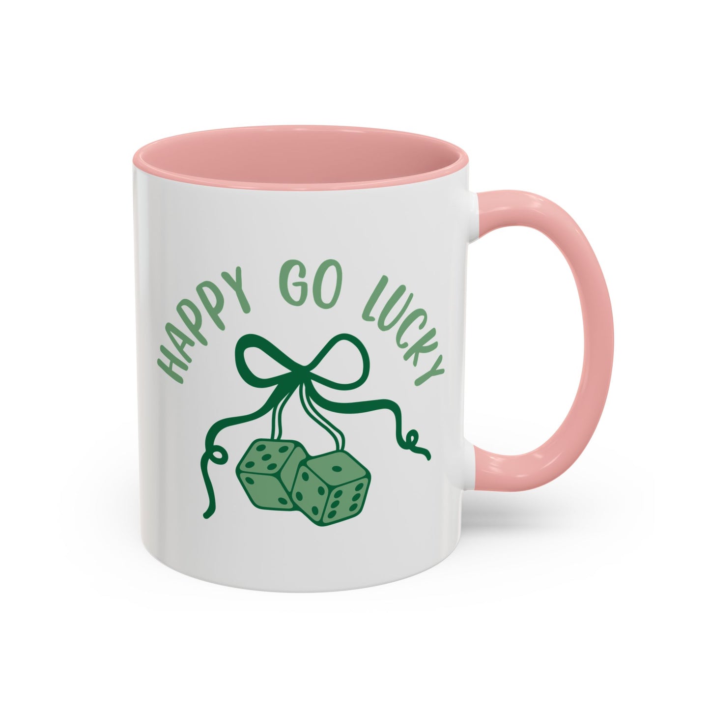 Happy Go Lucky Accent Coffee Mug