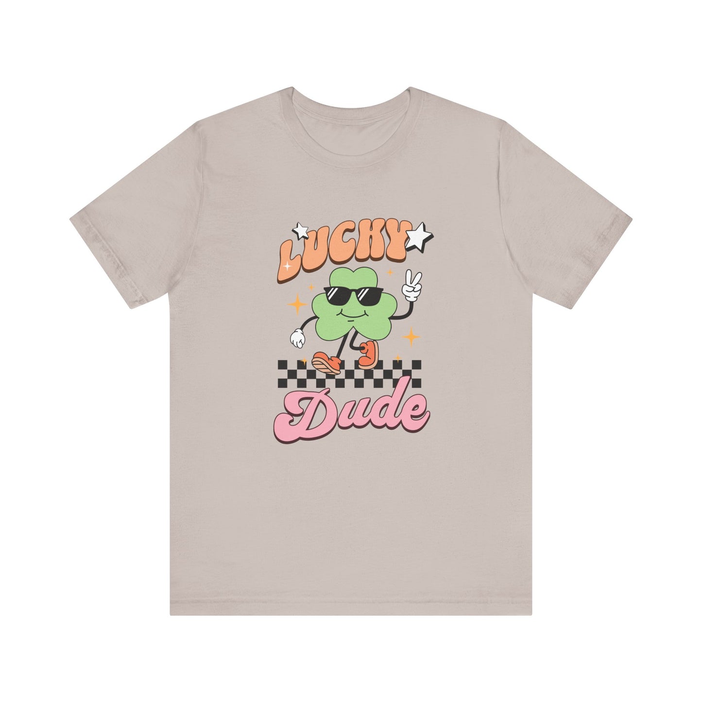 Lucky Dad Unisex Jersey Short Sleeve Tee