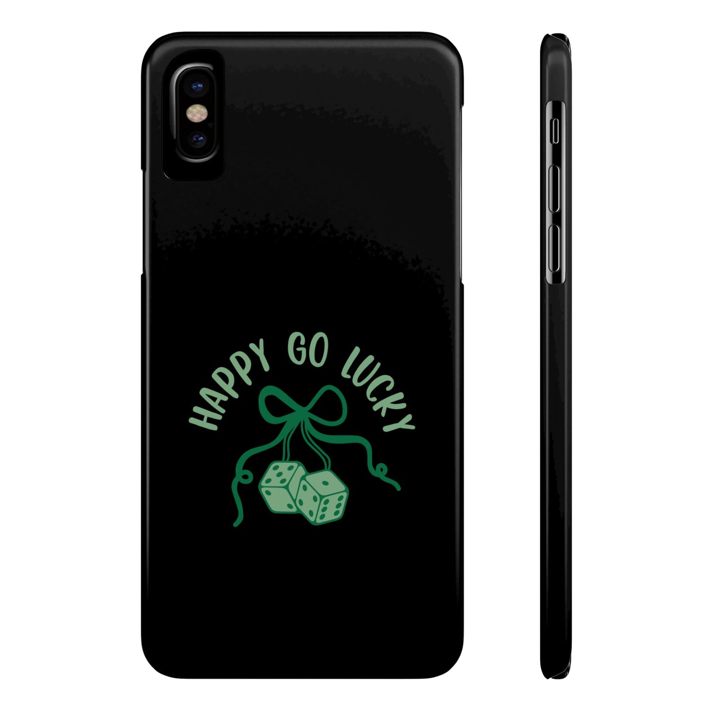Happy Go Lucky Slim Phone Cases