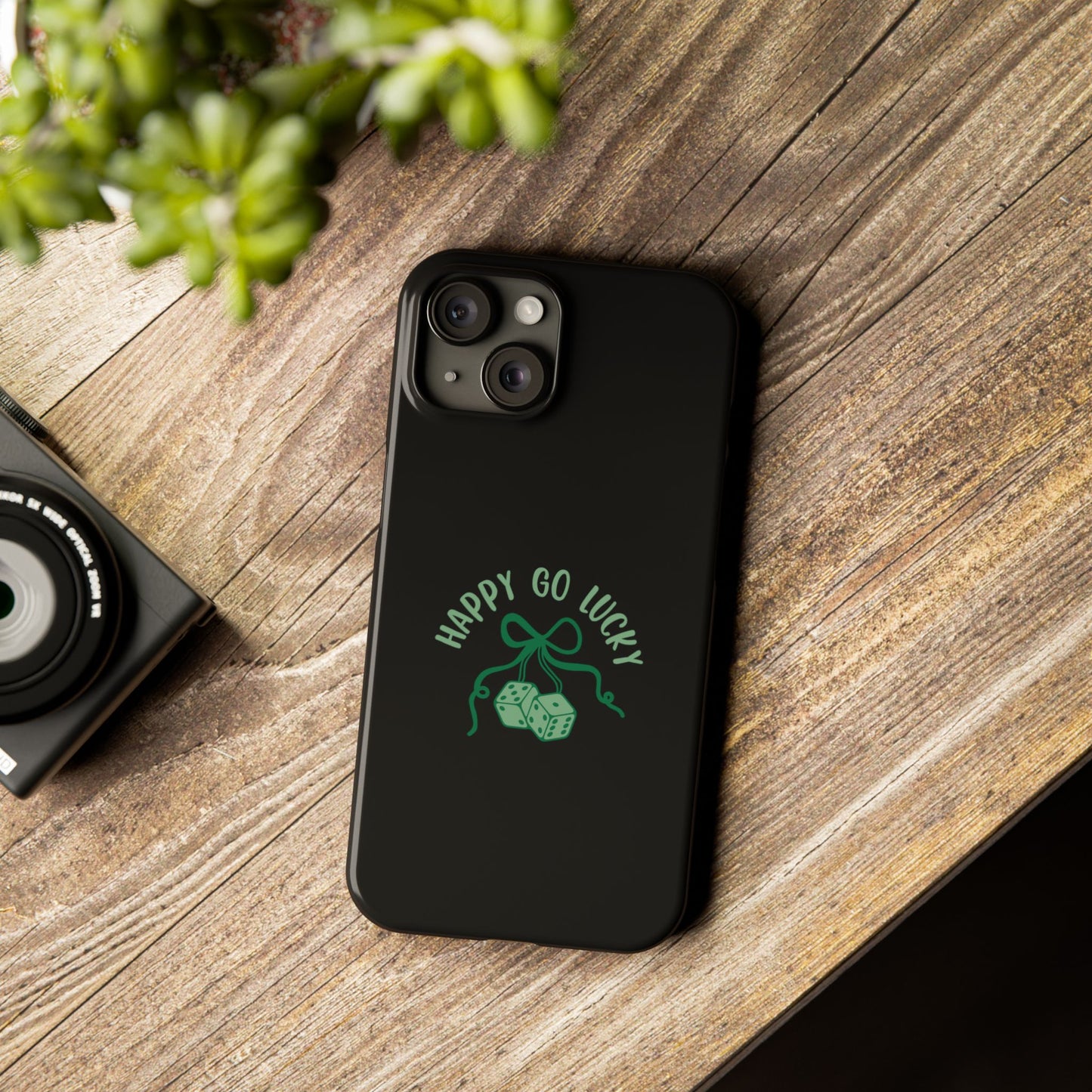Happy Go Lucky Slim Phone Cases