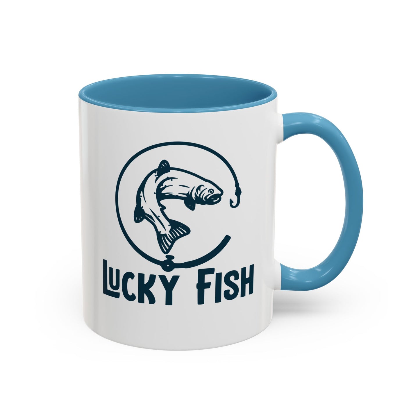 Lucky Fish Accent Coffee Mug