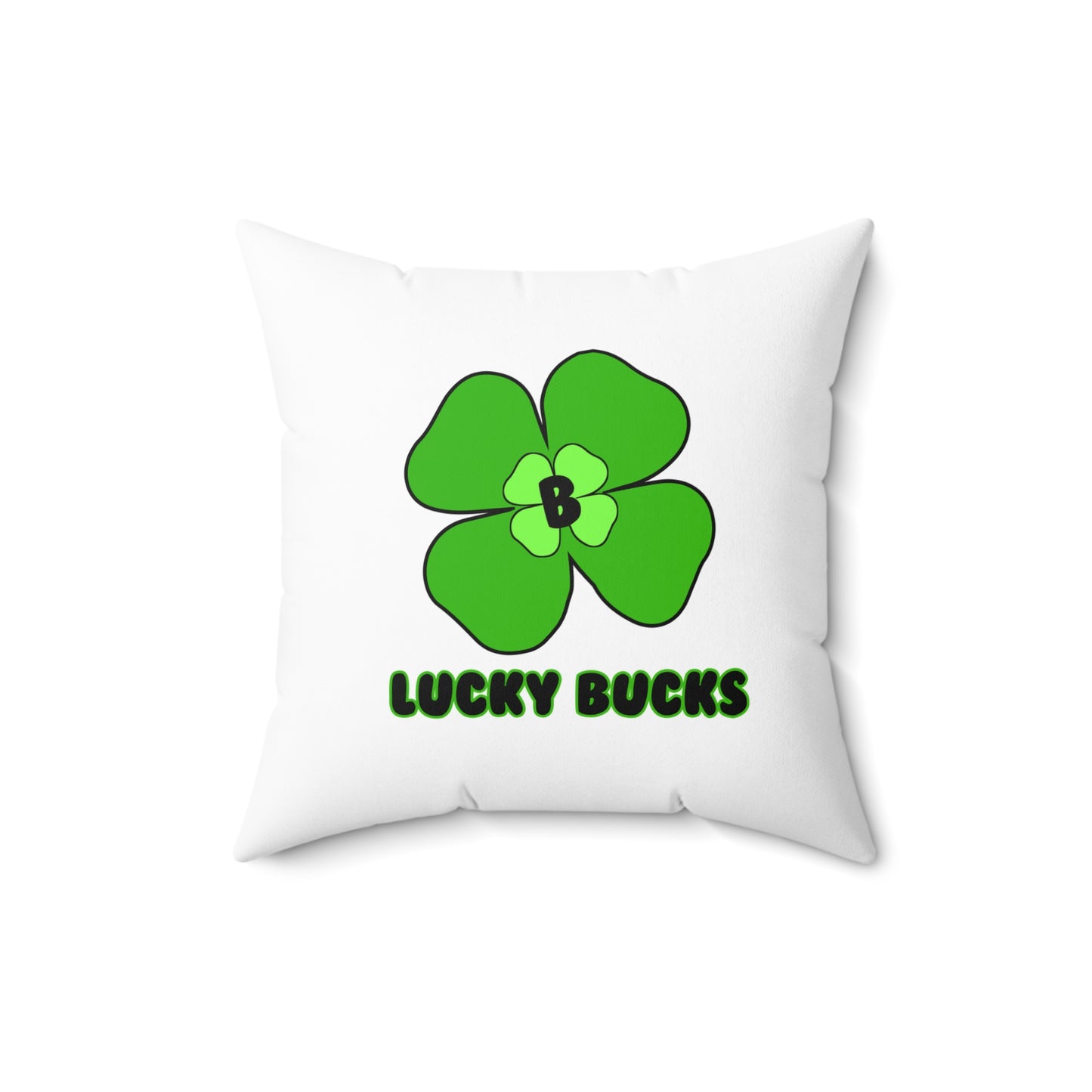 Lucky Baaz Spun Polyester Square Pillow