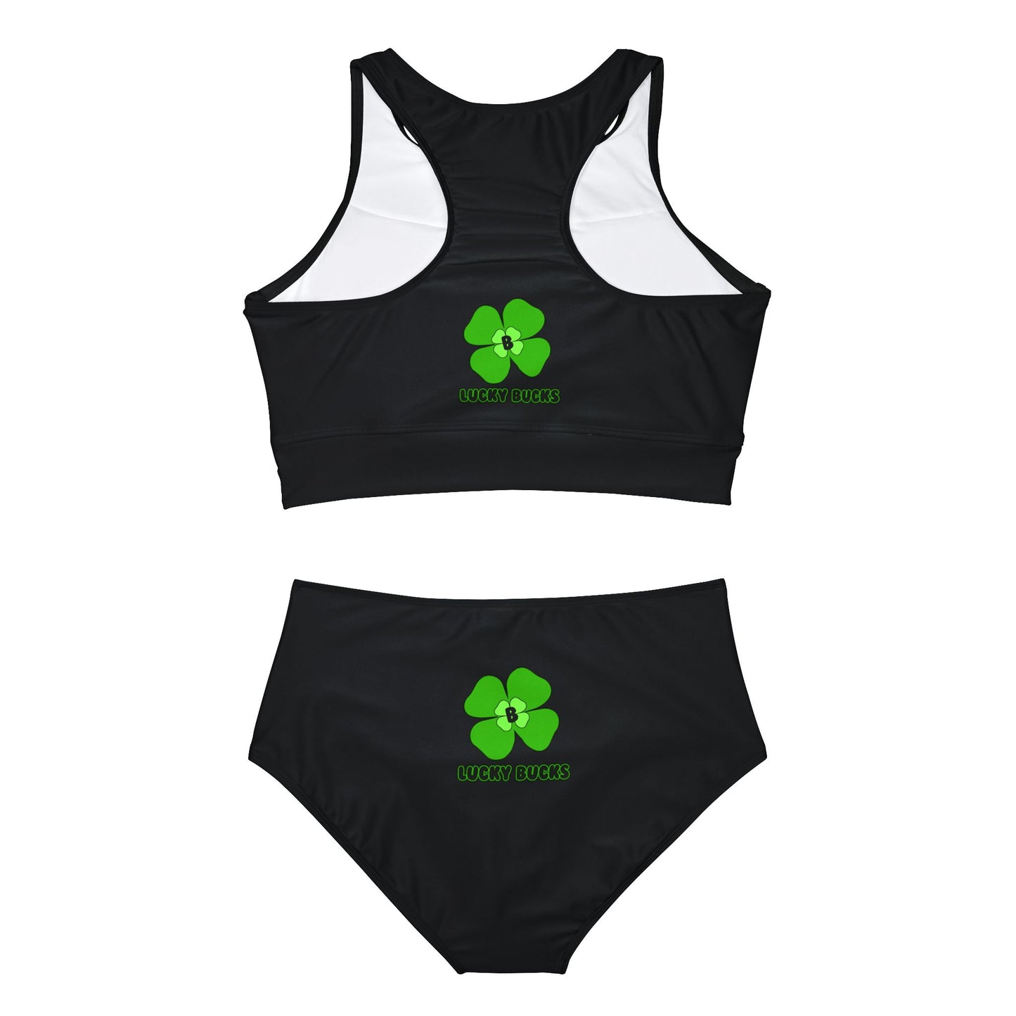 Lucky Bucks Sporty Bikini Set (AOP)