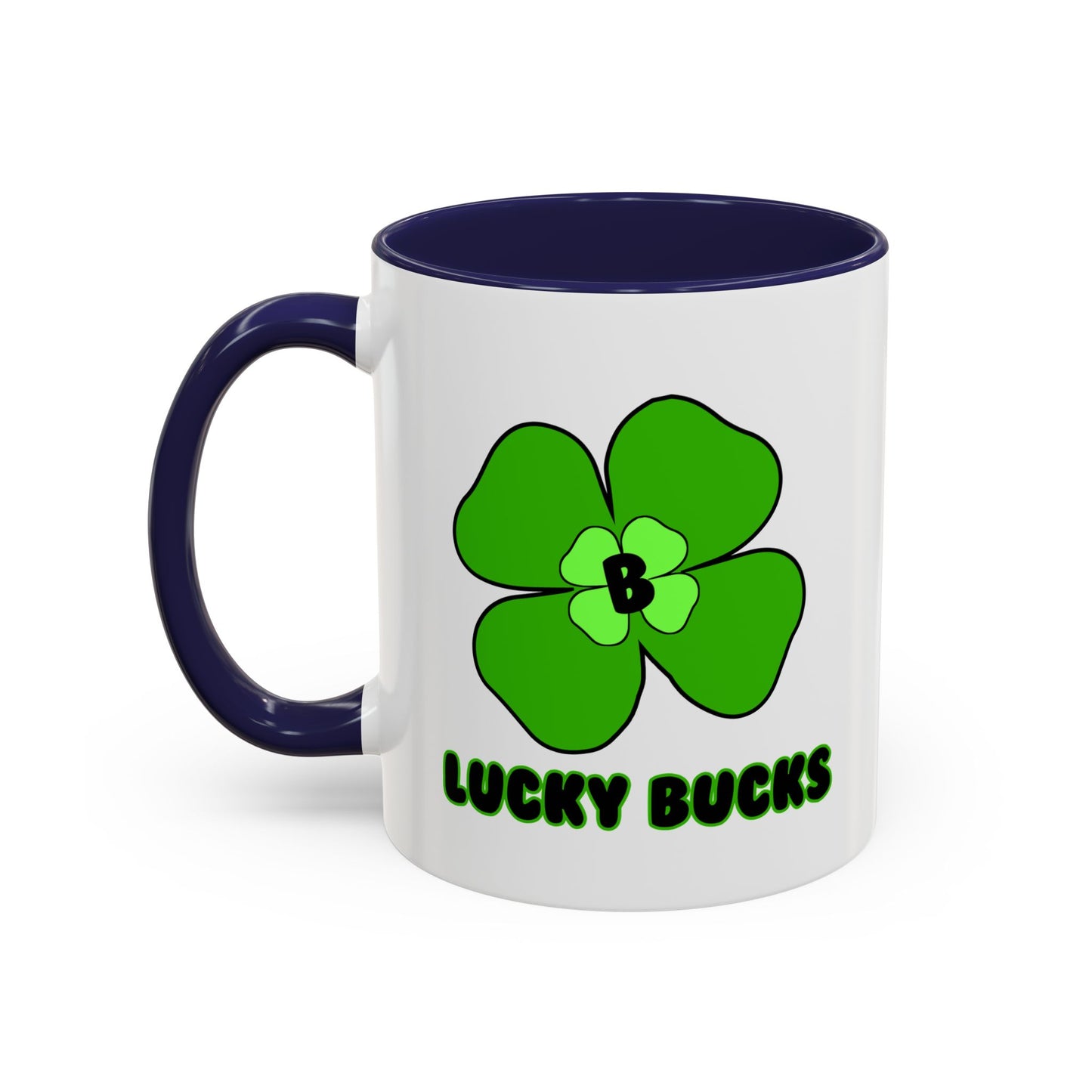 Lucky Bucks Accent Coffee Mug