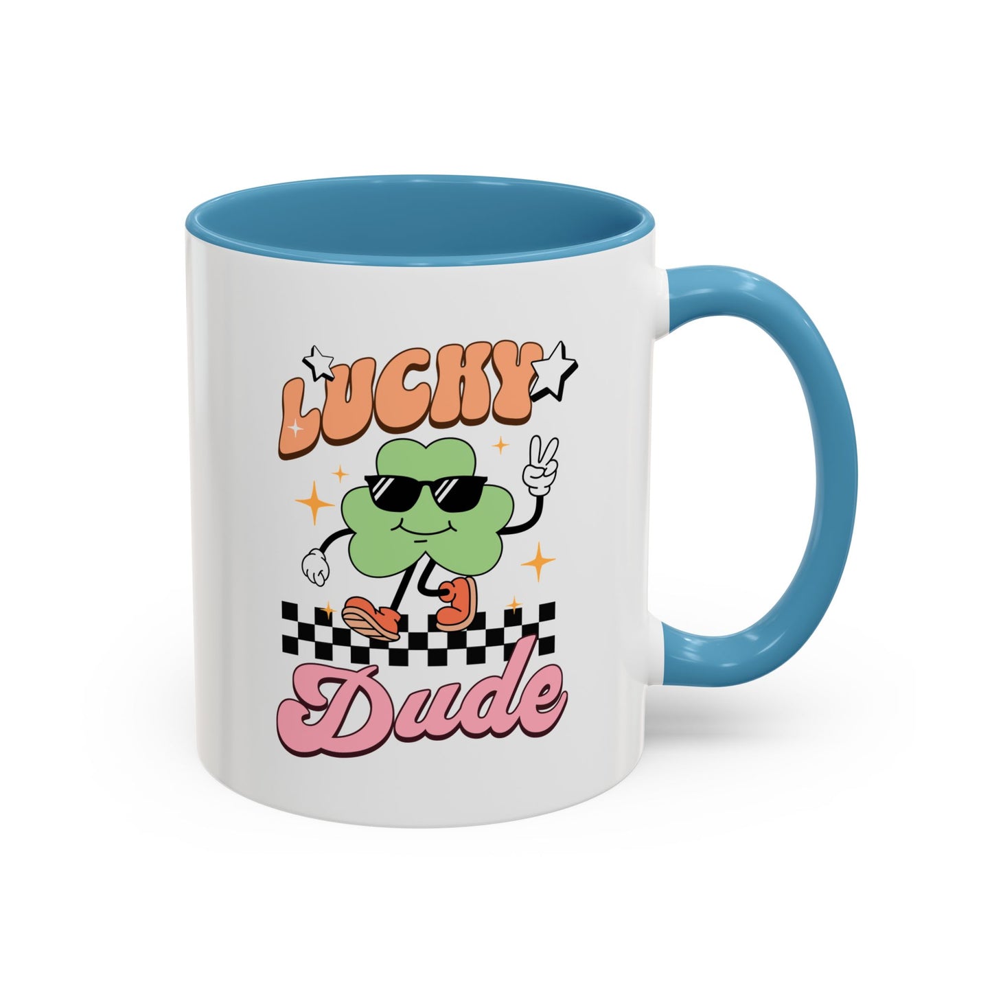 Lucky Dude Accent Coffee Mug