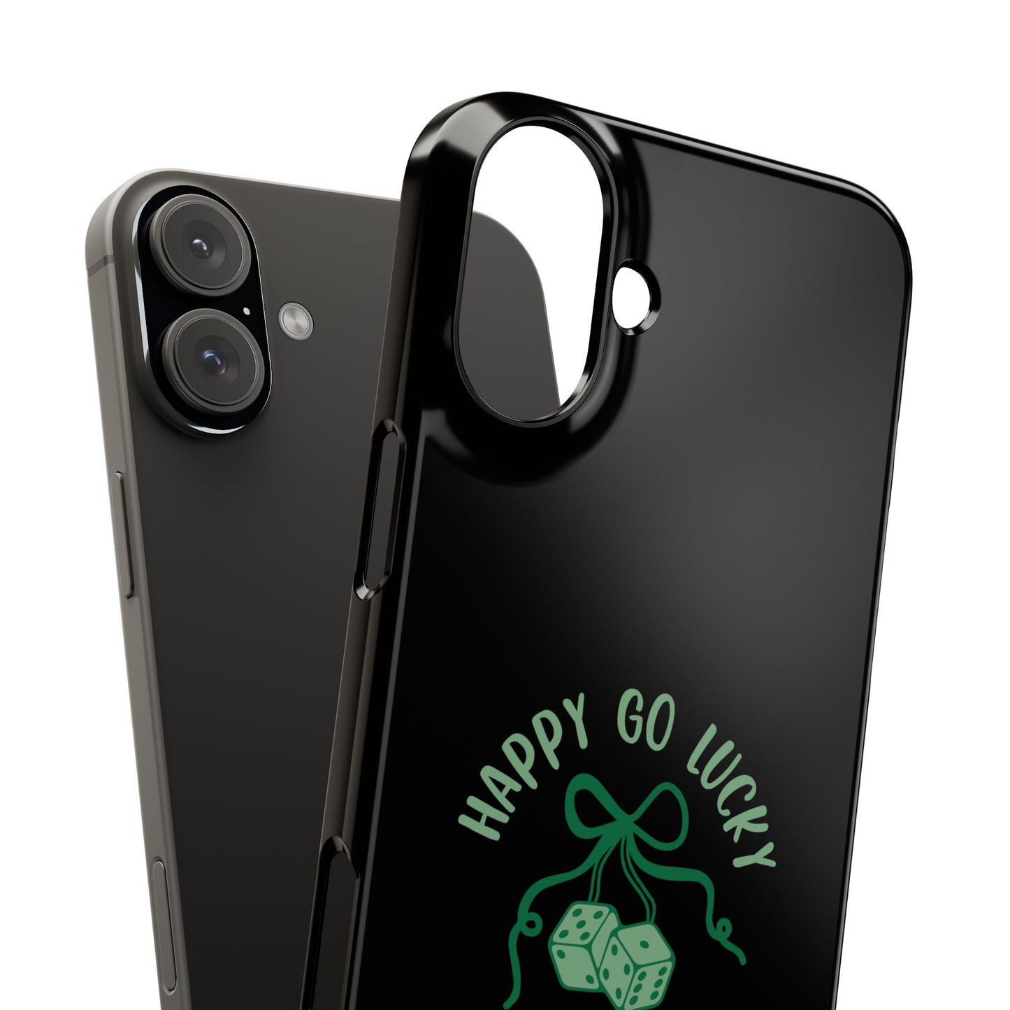 Happy Go Lucky Slim Phone Cases