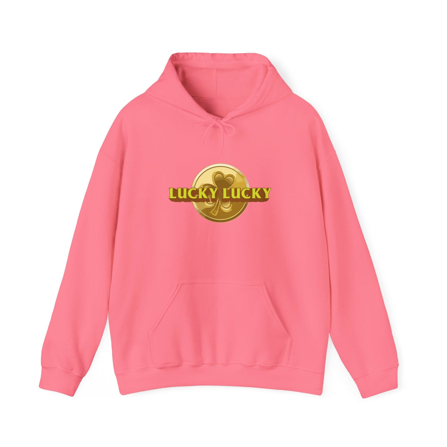 Lucky Lucky Unisex Heavy Blend™ Hooded Sweatshirt - Perfect for Cozy Celebrations