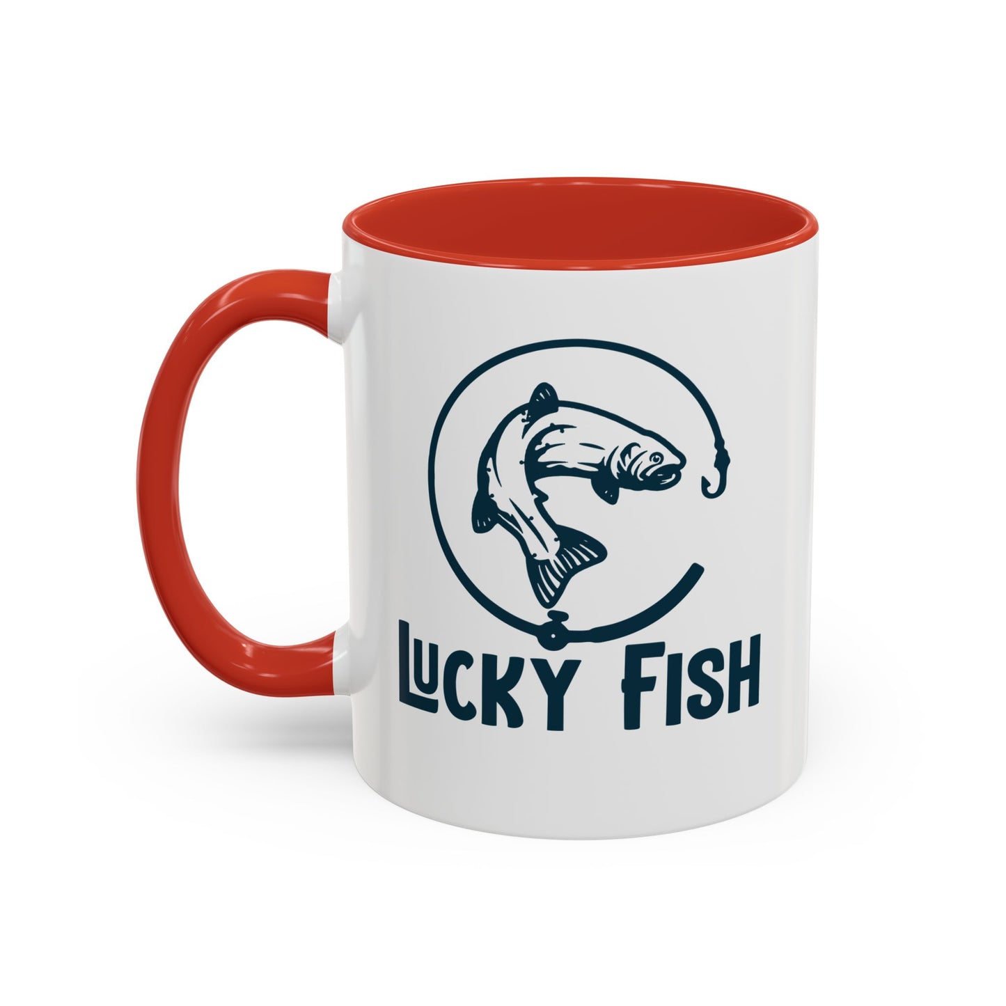 Lucky Fish Accent Coffee Mug