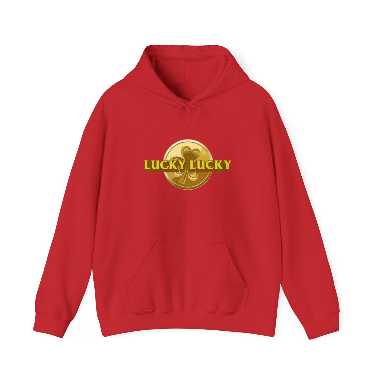 Lucky Lucky Unisex Heavy Blend™ Hooded Sweatshirt - Perfect for Cozy Celebrations