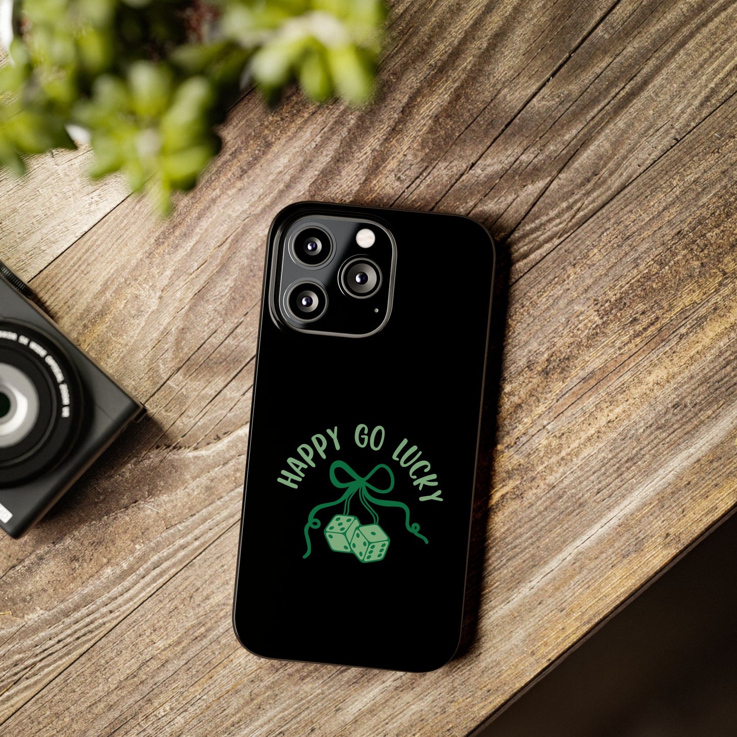 Happy Go Lucky Slim Phone Cases