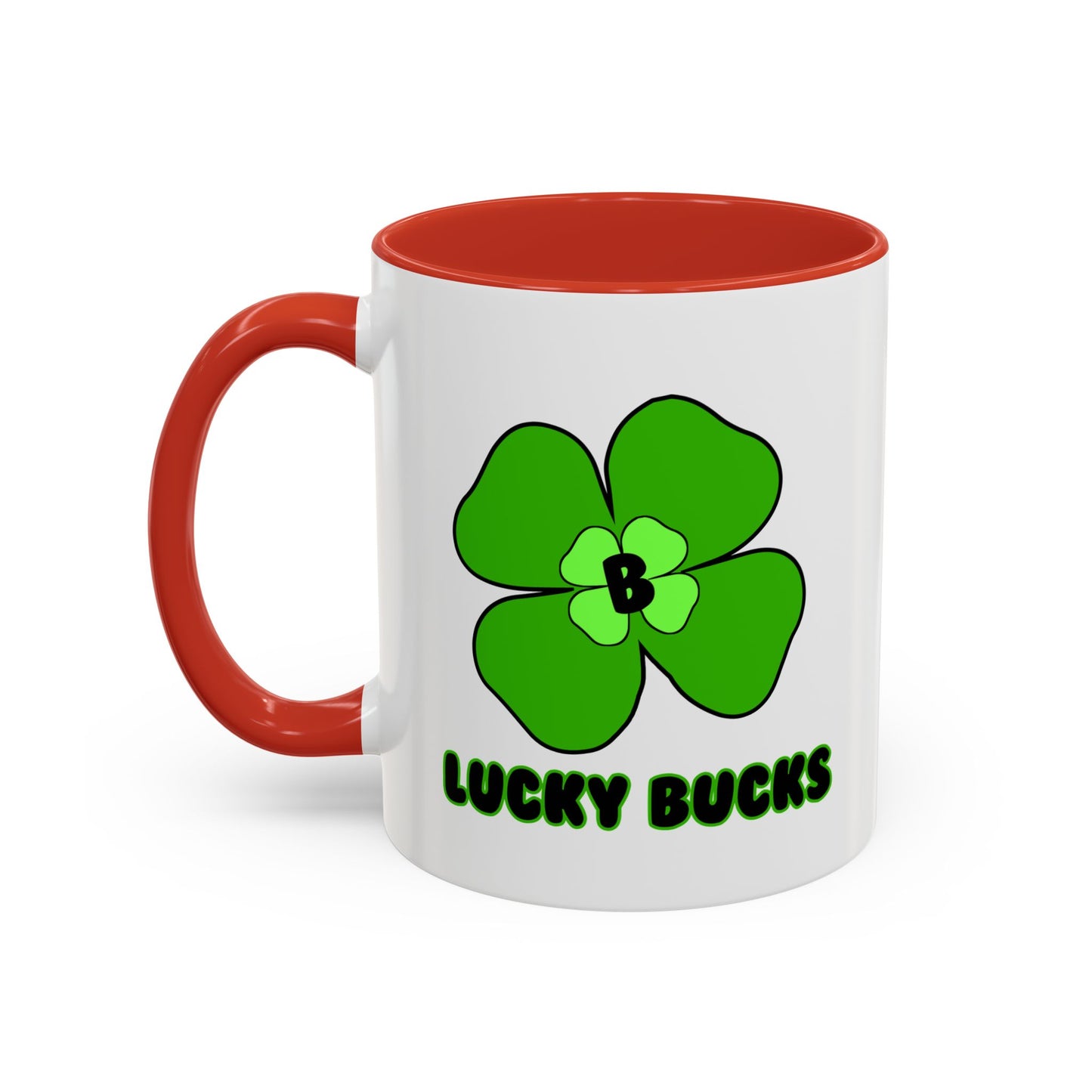 Lucky Bucks Accent Coffee Mug