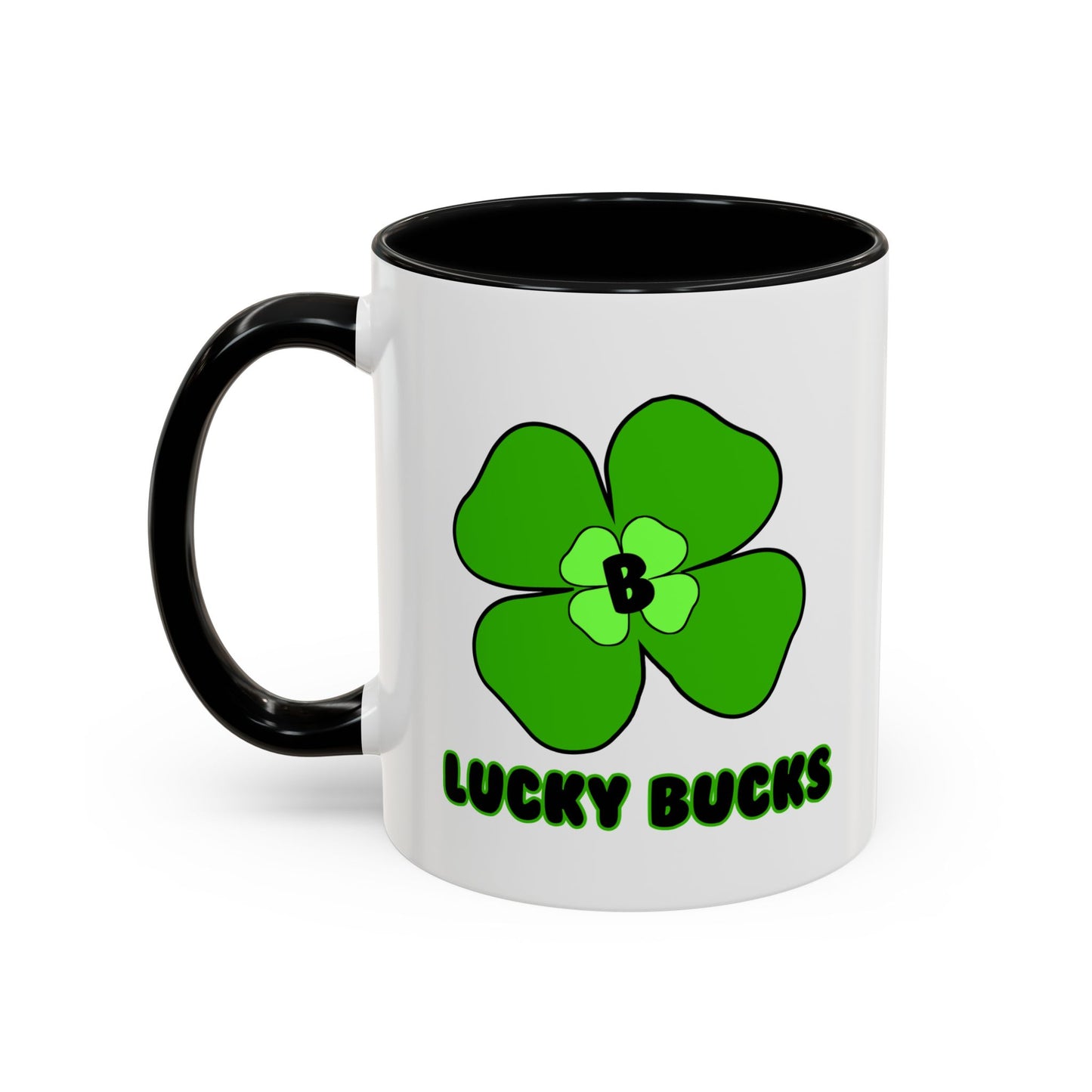 Lucky Bucks Accent Coffee Mug