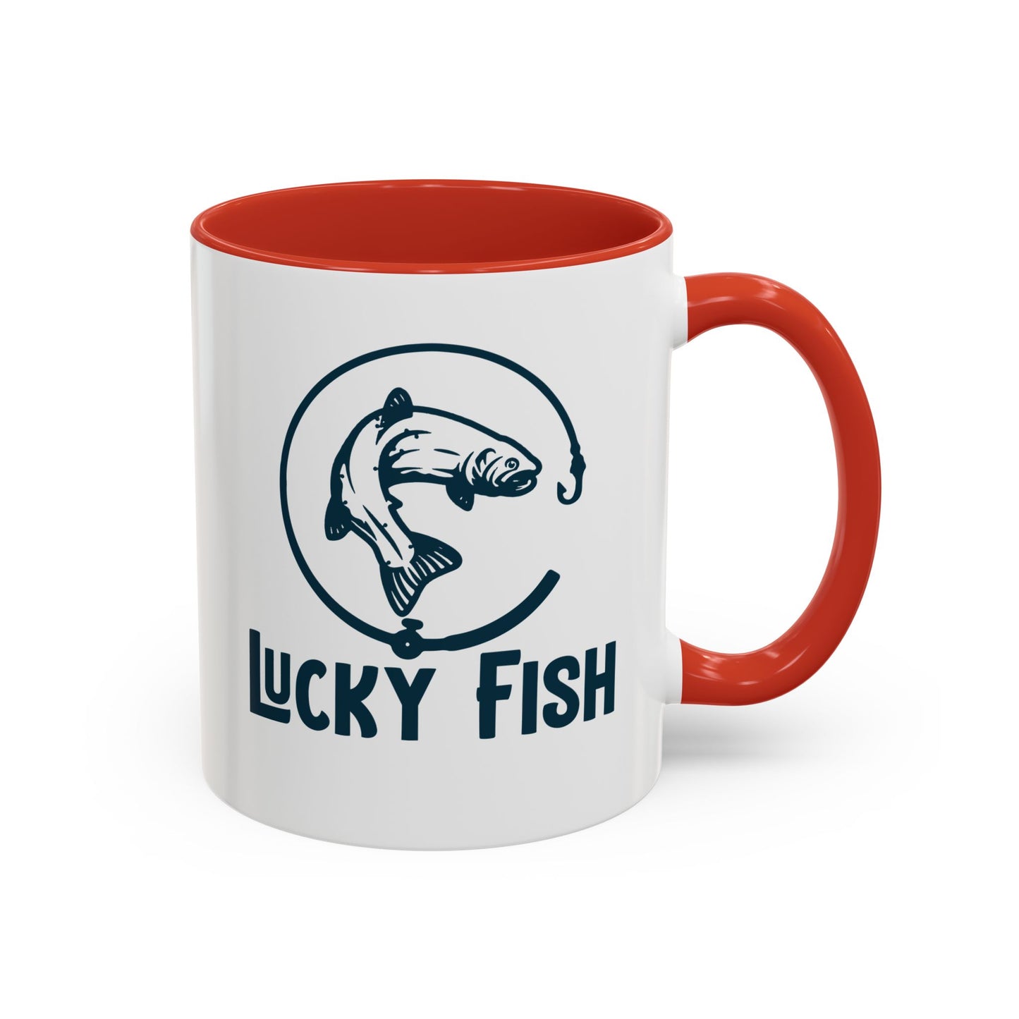 Lucky Fish Accent Coffee Mug