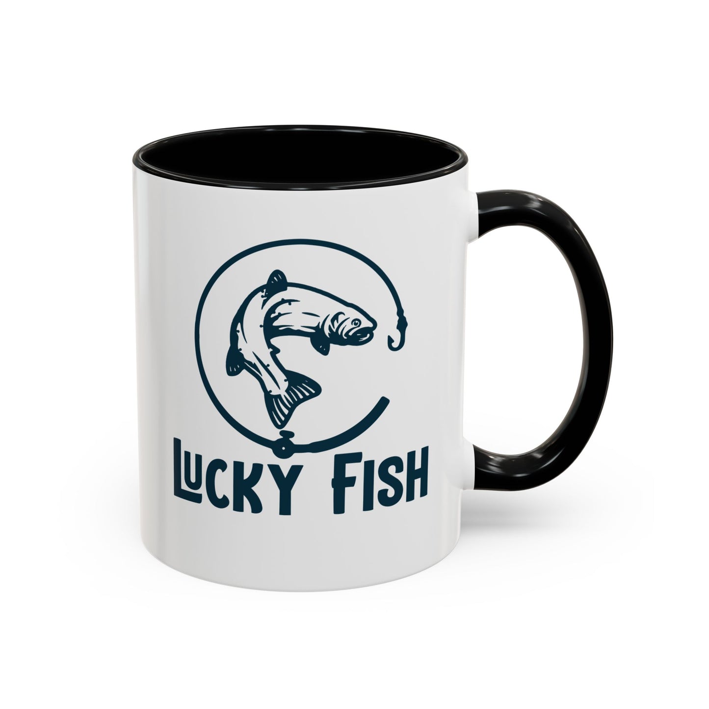 Lucky Fish Accent Coffee Mug