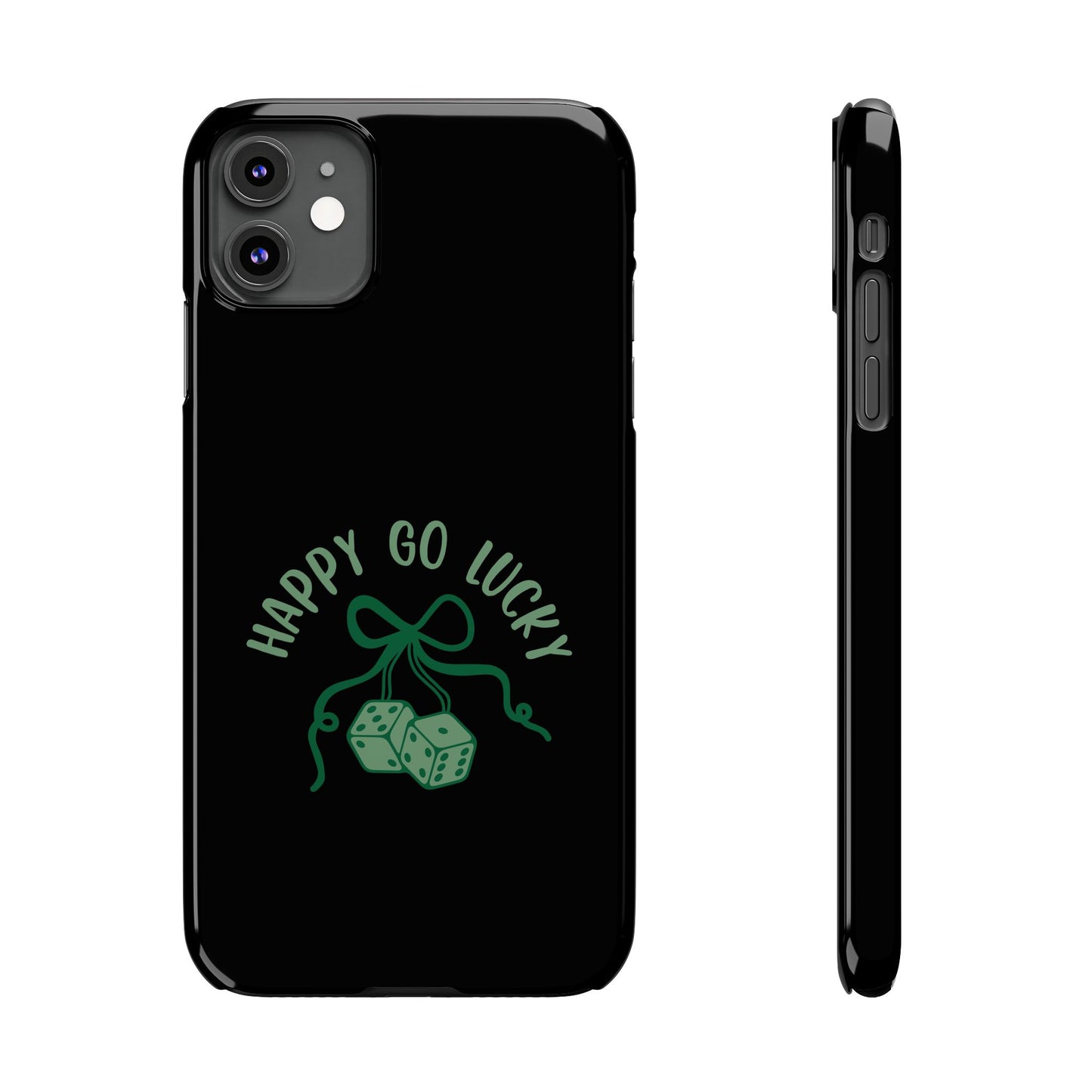 Happy Go Lucky Slim Phone Cases