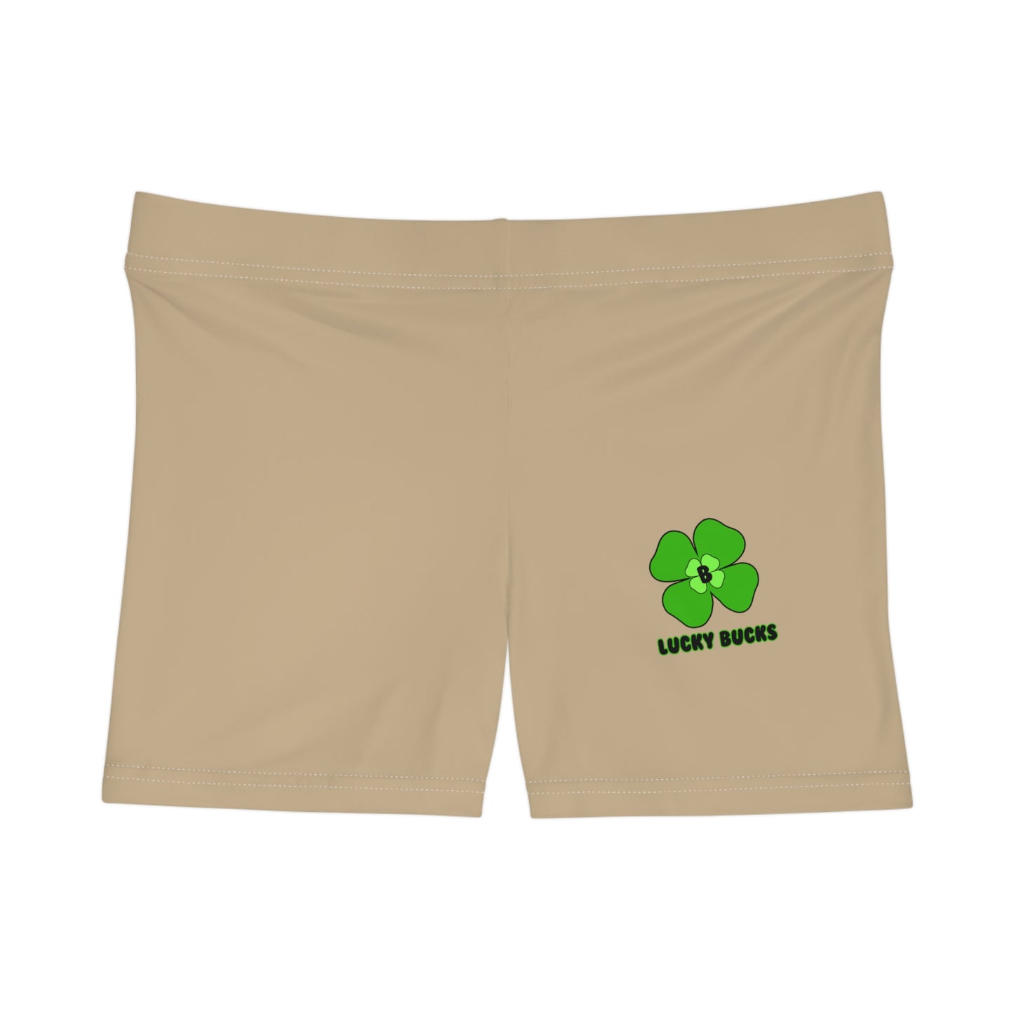 Lucky Ducks Women's Shorts - Trendy Sportswear, Summer Fashion, Comfortable Activewear for Relaxation, Beach, Fitness, St. Patrick's Day
