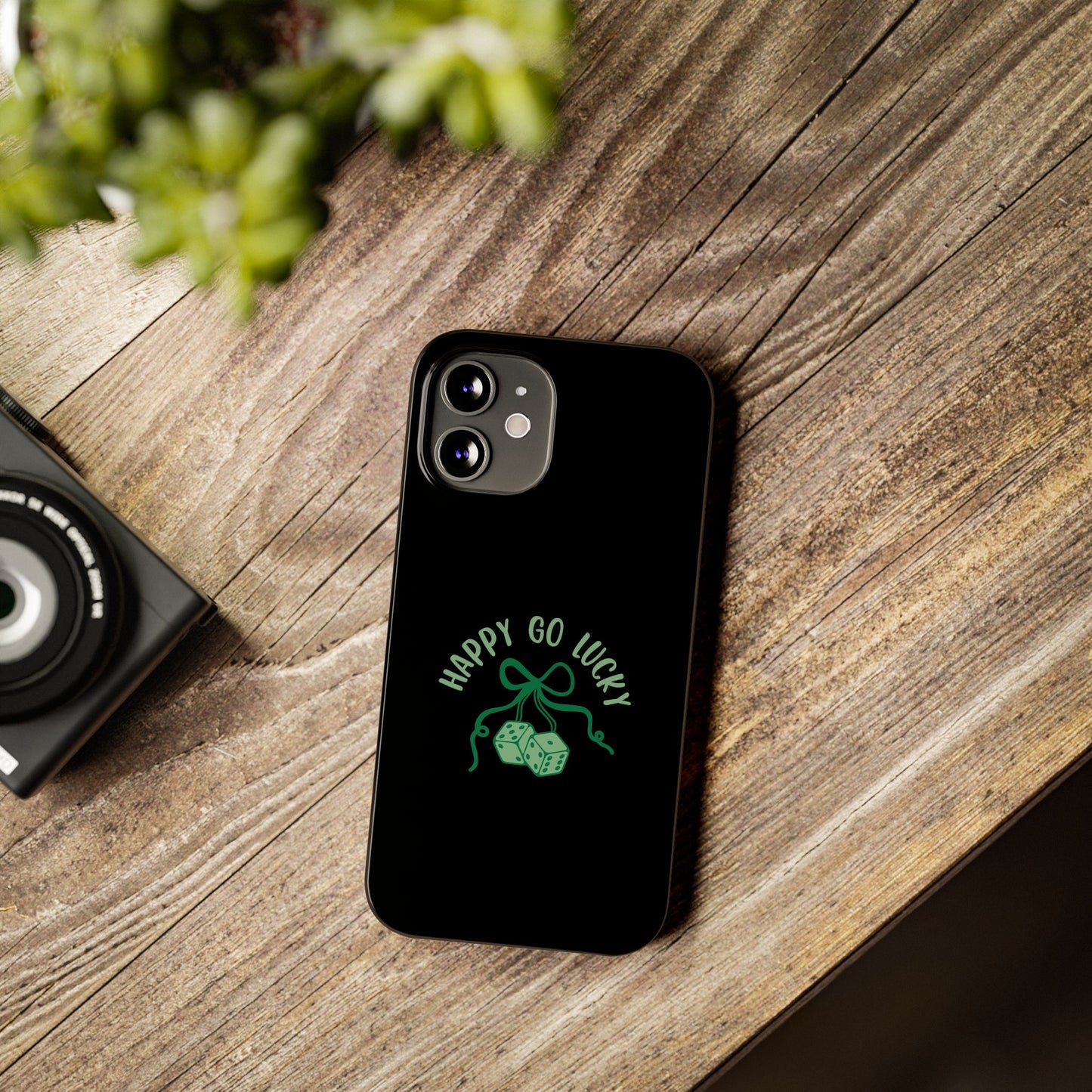 Happy Go Lucky Slim Phone Cases