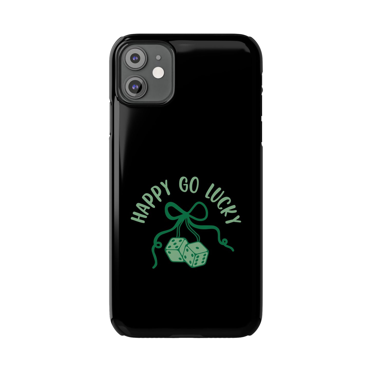 Happy Go Lucky Slim Phone Cases