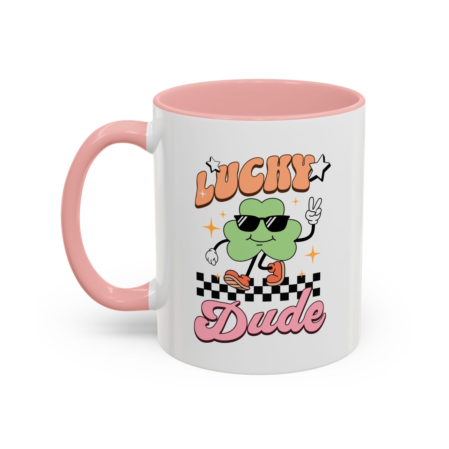 Lucky Dude Accent Coffee Mug