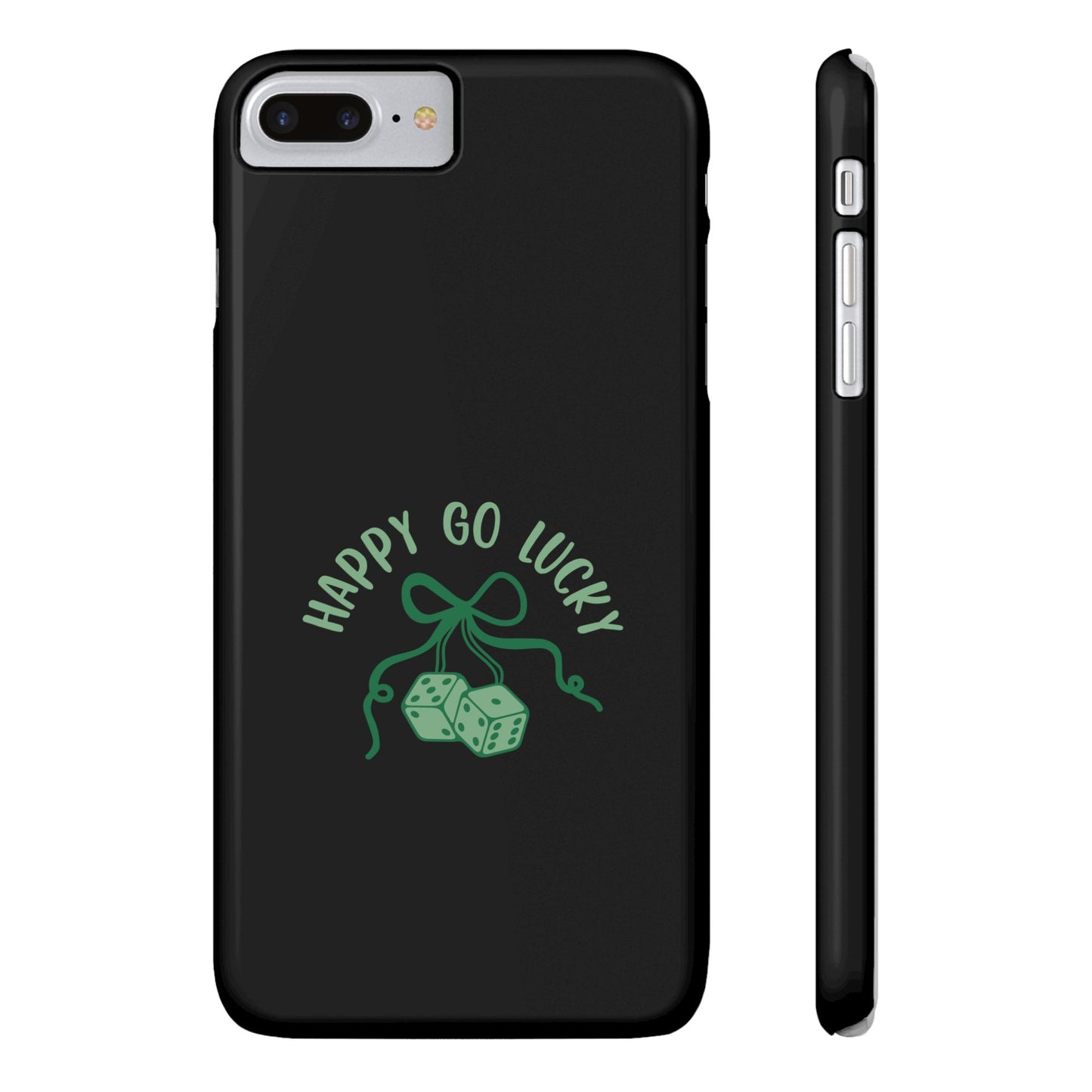 Happy Go Lucky Slim Phone Cases