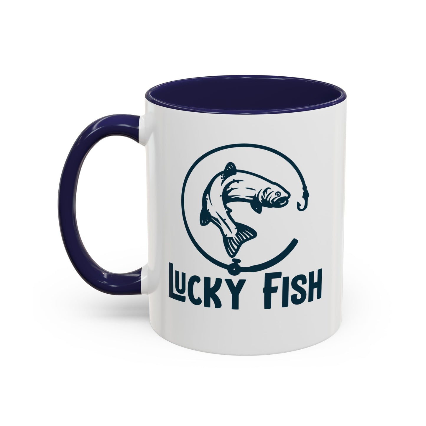 Lucky Fish Accent Coffee Mug
