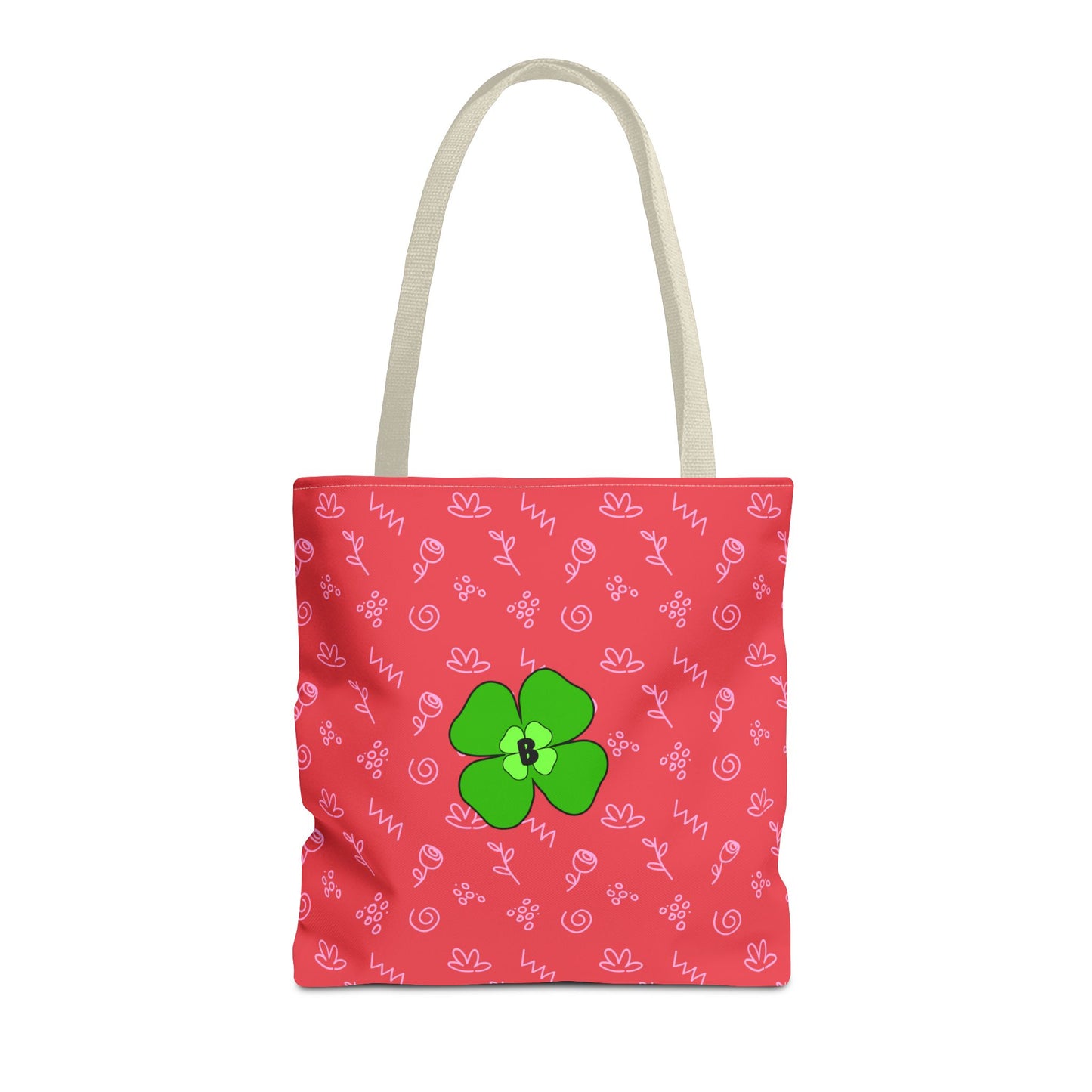Bright Floral Tote Bag - Eco-Friendly Shopping & Beach Companion