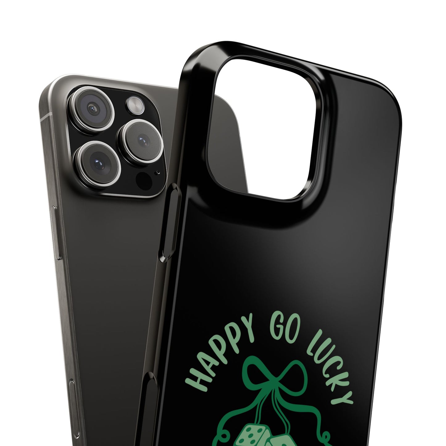 Happy Go Lucky Slim Phone Cases