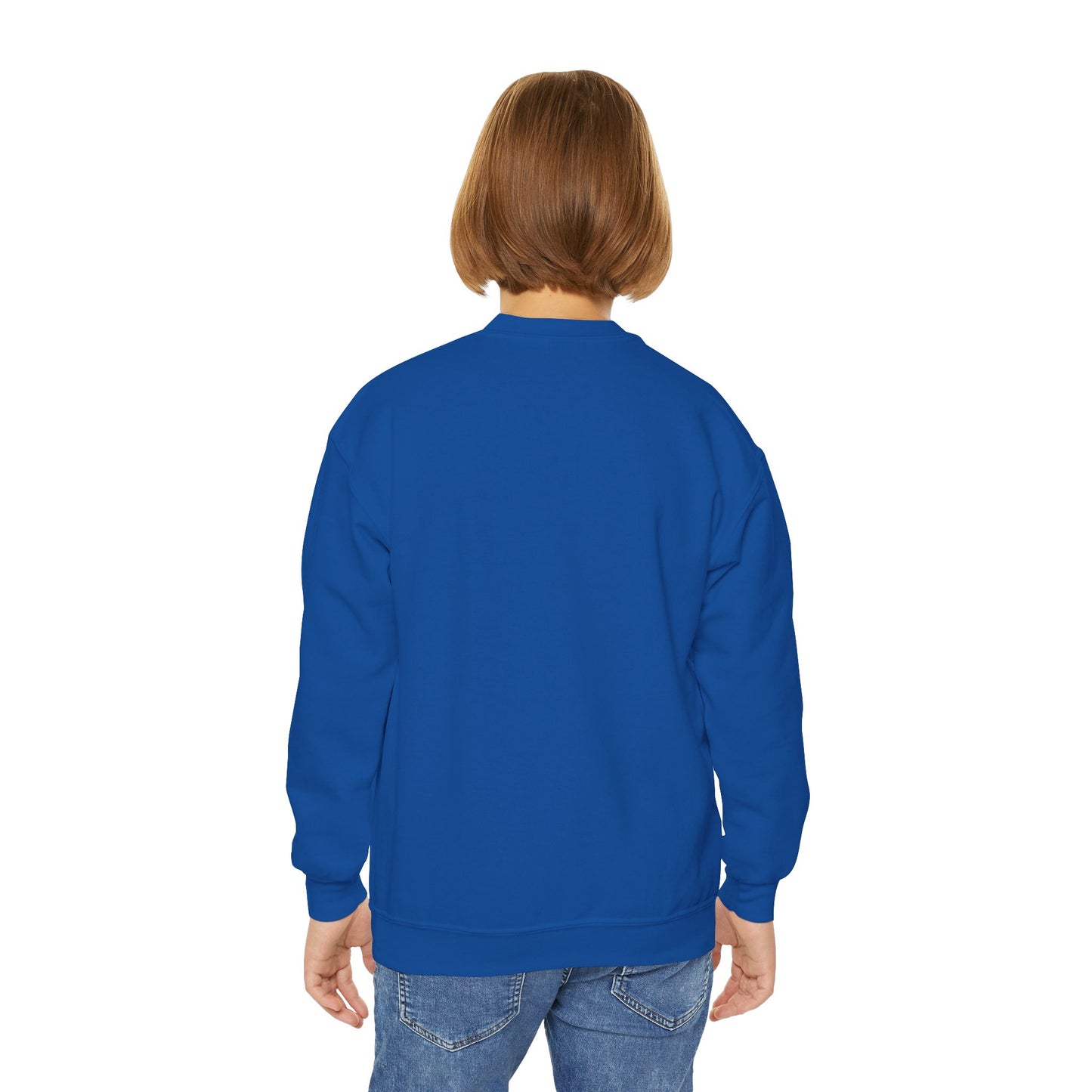Lucky Clover Youth Crewneck Sweatshirt | St. Patrick's Day, Irish Pride, Casual Wear, Gift for Kids, Unisex Sweatshirt