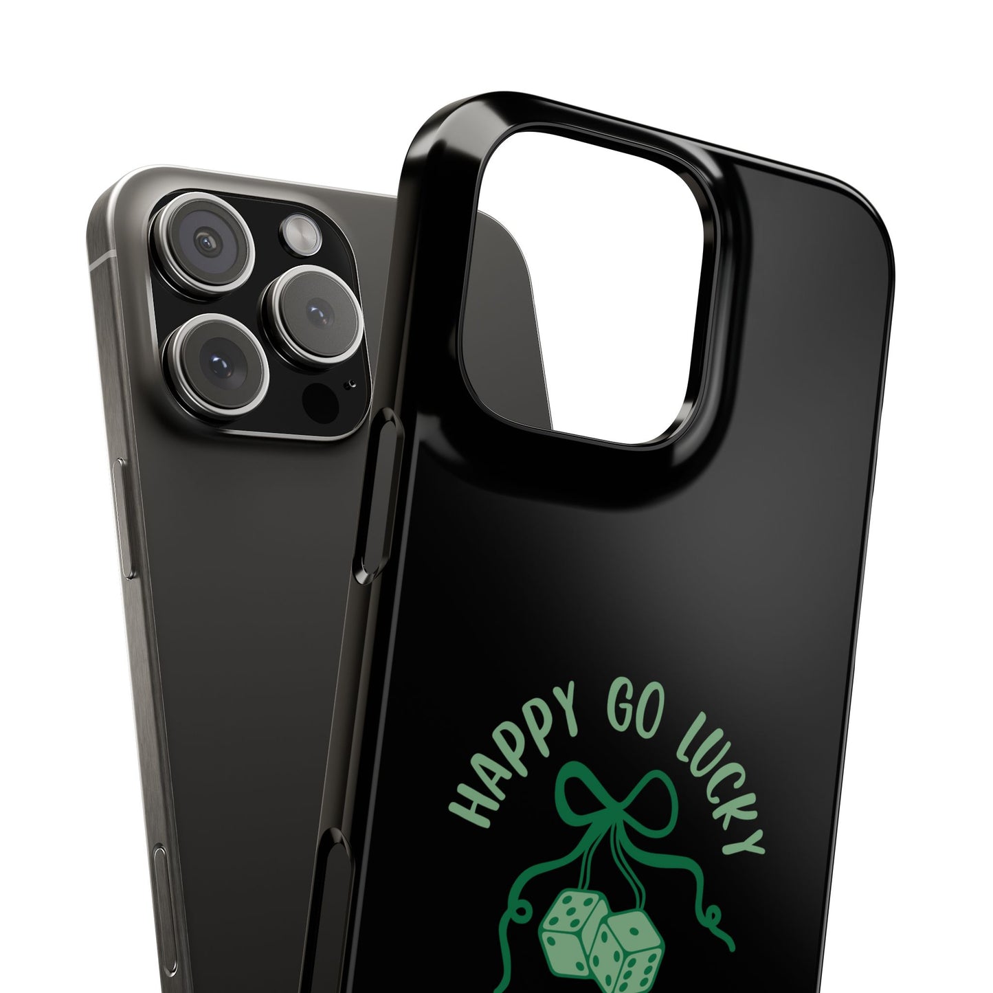 Happy Go Lucky Slim Phone Cases