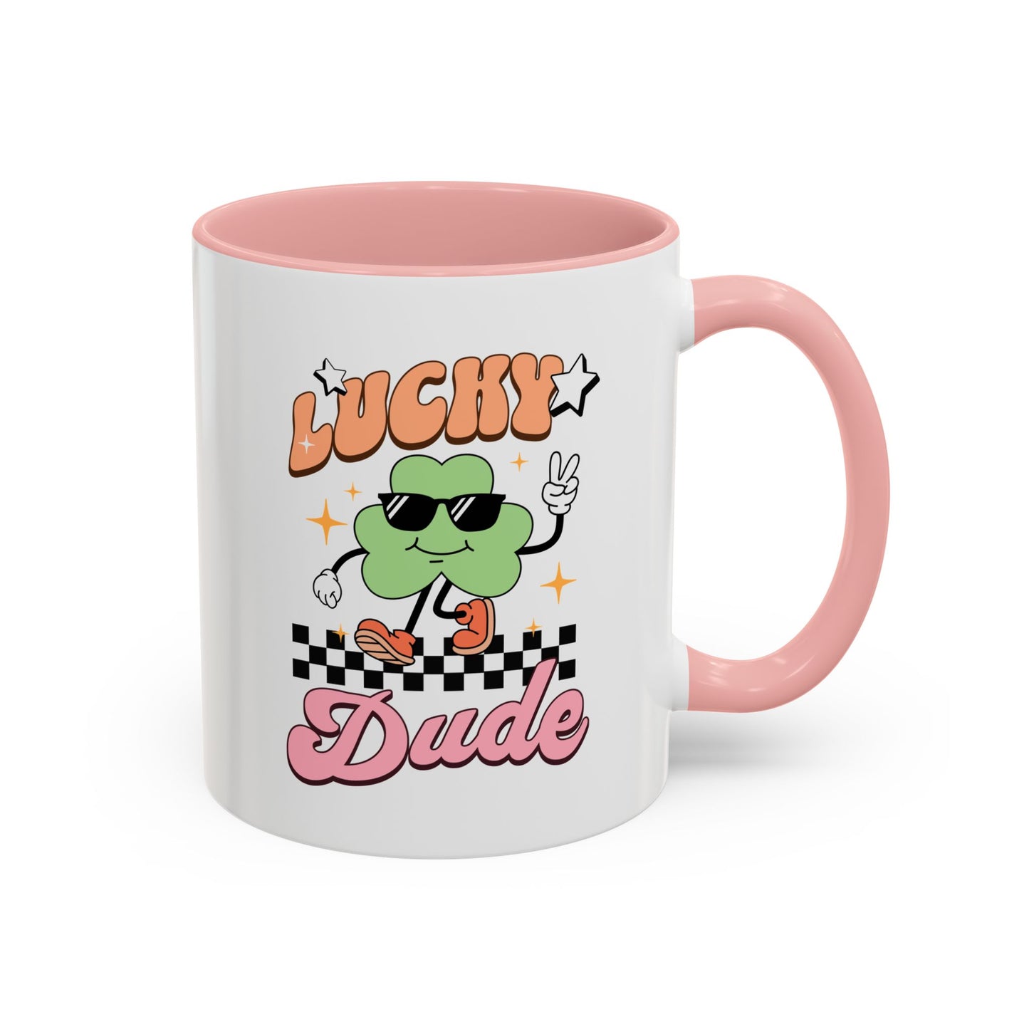 Lucky Dude Accent Coffee Mug
