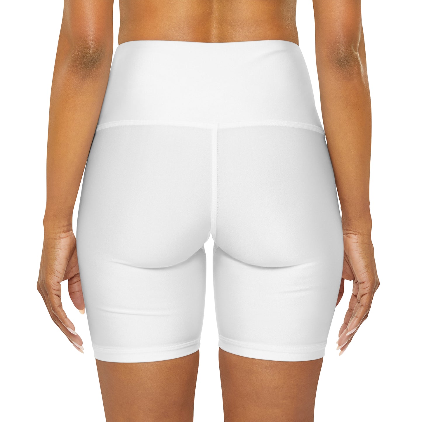 Buck A Luck High Waisted Yoga Shorts (AOP)
