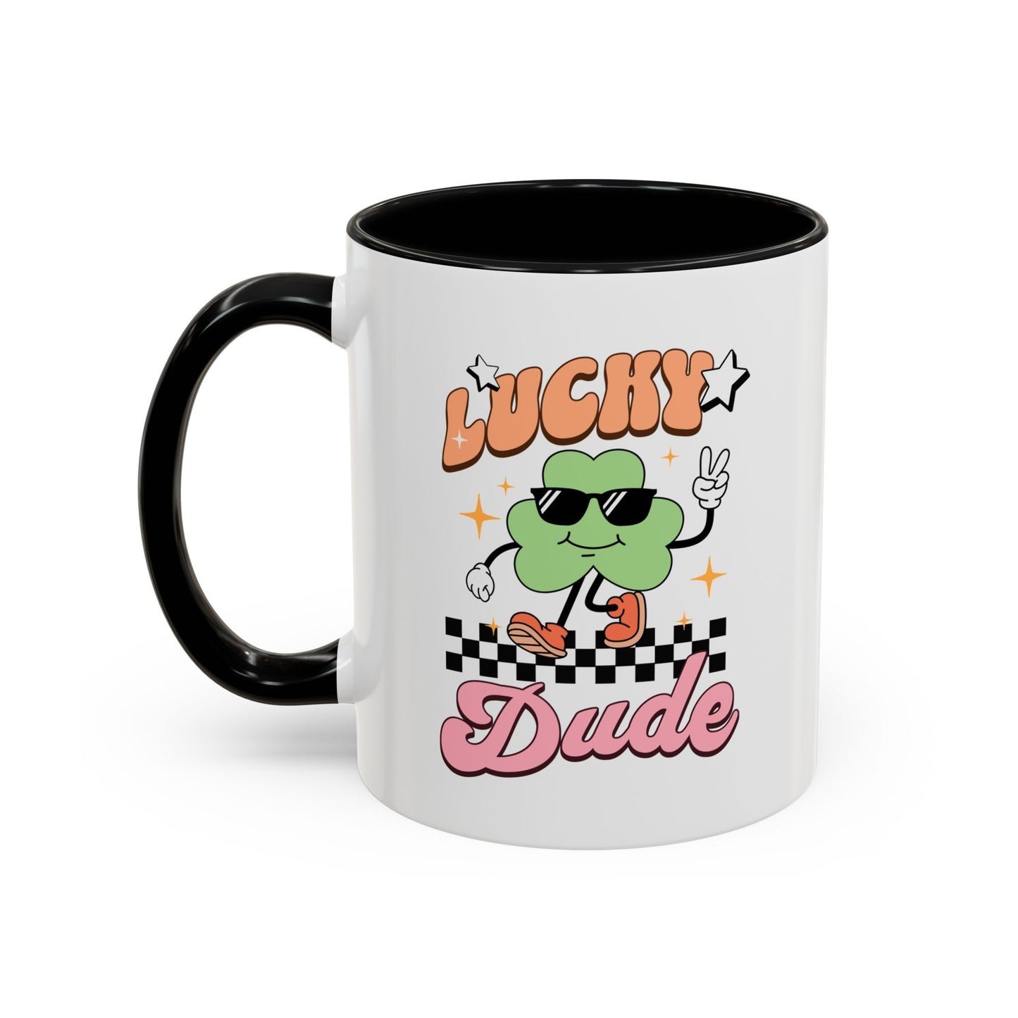 Lucky Dude Accent Coffee Mug