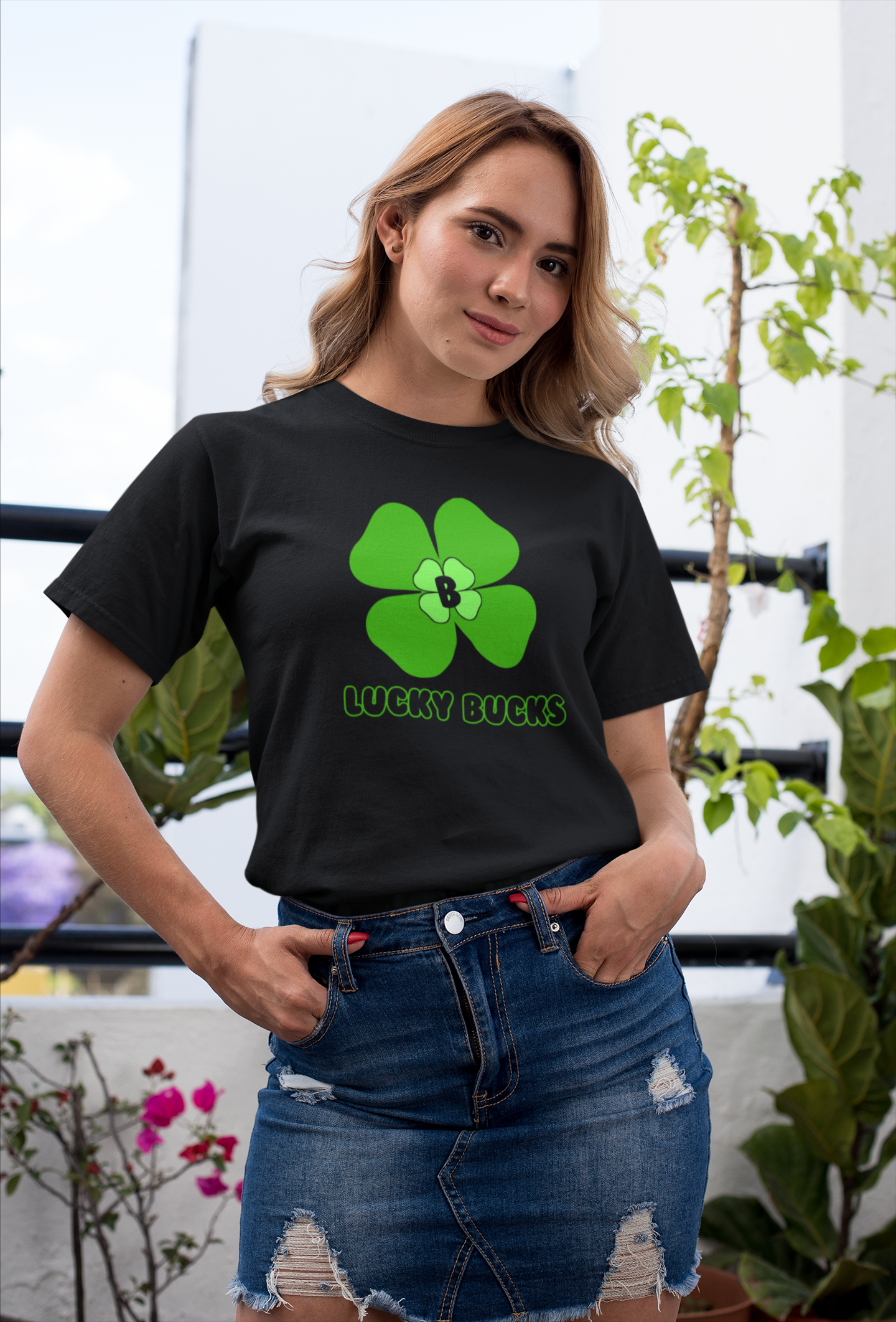 Lucky Bucks Unisex Jersey Short Sleeve Tee