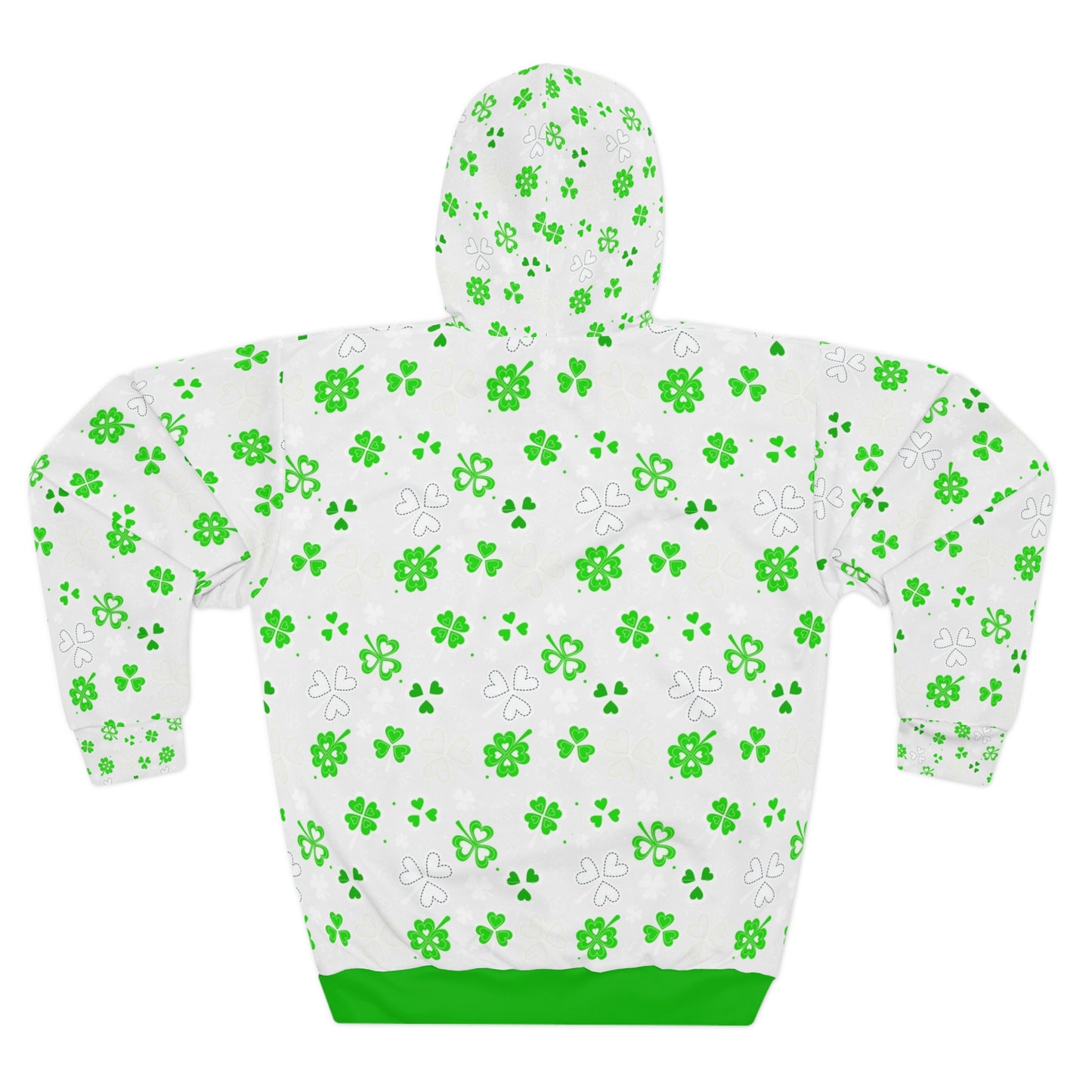Lucky Bucks Floral Hoodie - Unisex Pullover, St. Patrick's Day Gift, Spring Fashion, Cozy Casual Wear, Nature Lover Apparel