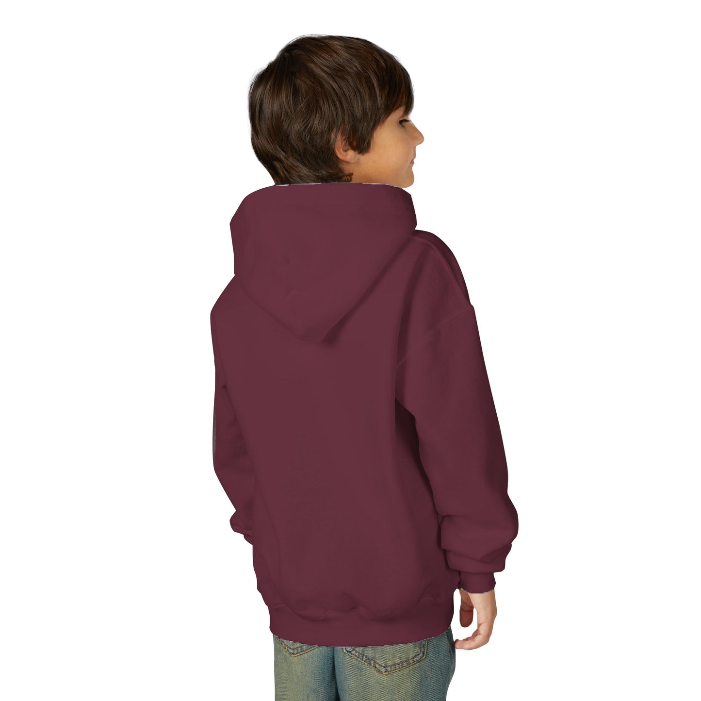 Youth Heavy Blend Hooded Sweatshirt with Lucky Clover Design, Perfect for St. Patrick's Day, Youth Hoodies, Cozy Sweatshirt, Casual [...]