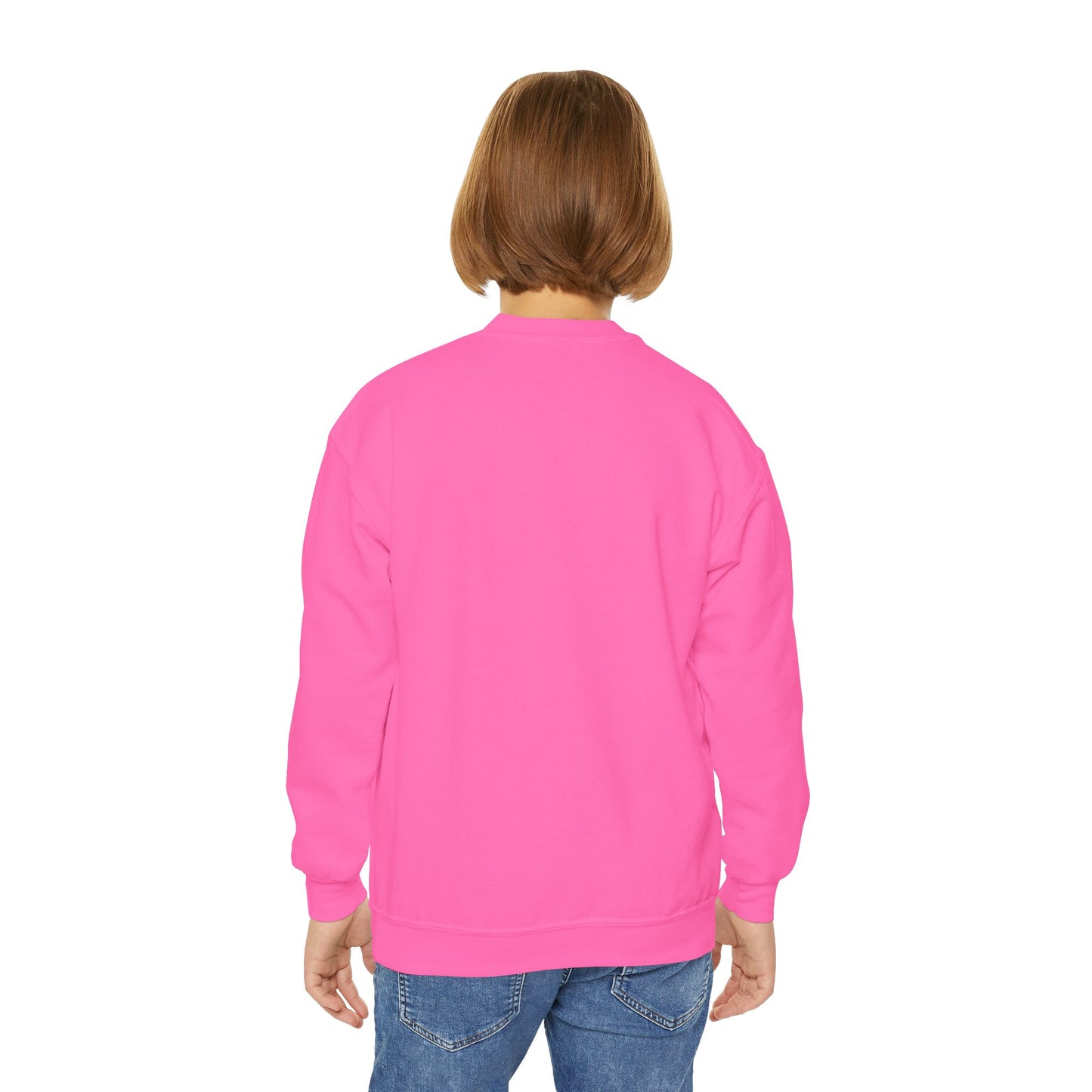 Lucky Clover Youth Crewneck Sweatshirt | St. Patrick's Day, Irish Pride, Casual Wear, Gift for Kids, Unisex Sweatshirt