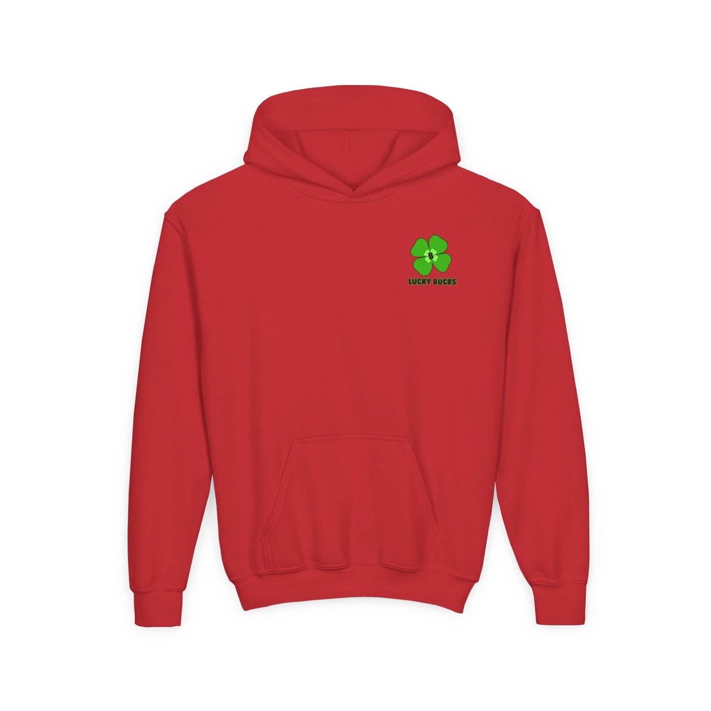 Youth Heavy Blend Hooded Sweatshirt with Lucky Clover Design, Perfect for St. Patrick's Day, Youth Hoodies, Cozy Sweatshirt, Casual [...]
