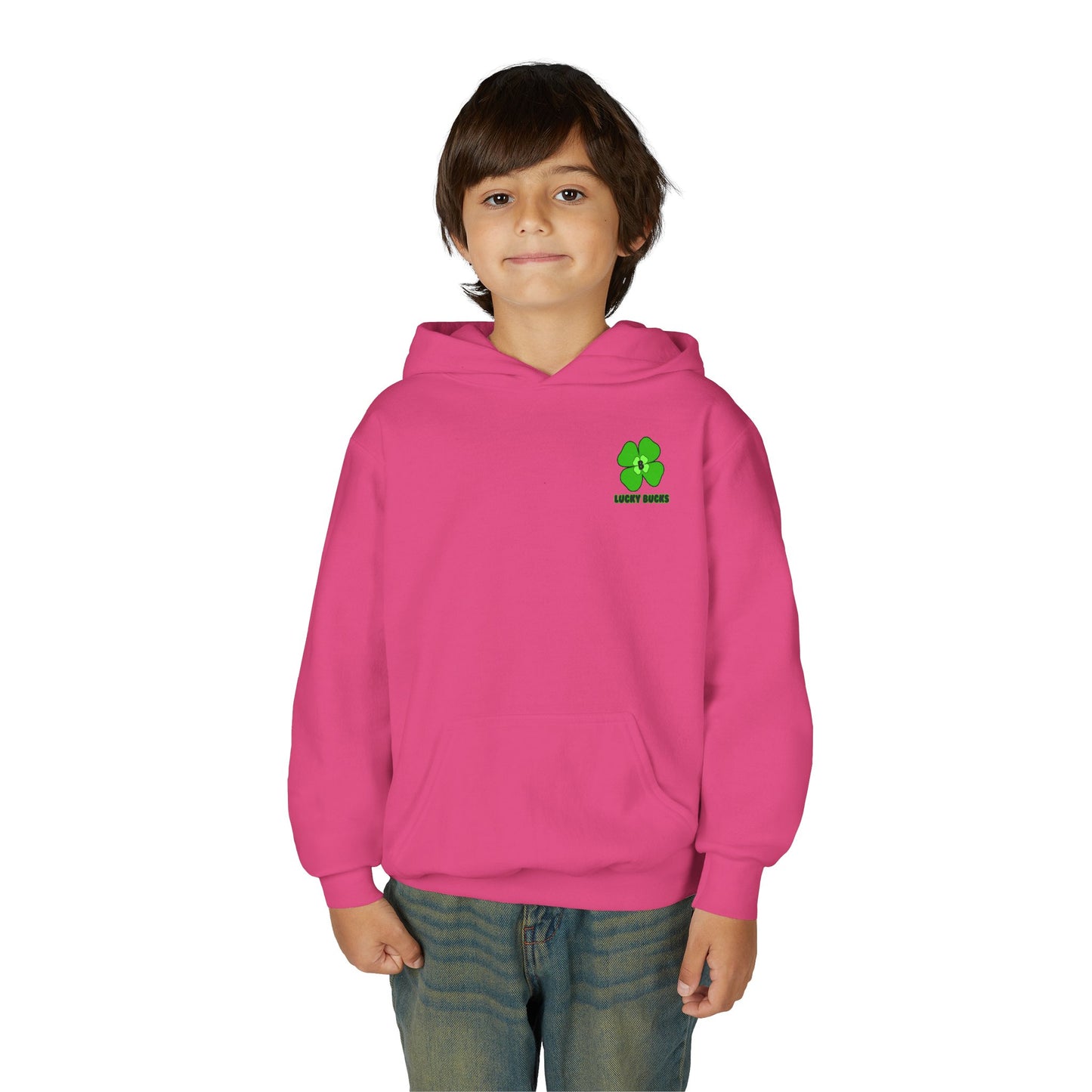 Youth Heavy Blend Hooded Sweatshirt with Lucky Clover Design, Perfect for St. Patrick's Day, Youth Hoodies, Cozy Sweatshirt, Casual [...]