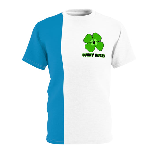 Luck & Green Vibes Unisex Cut & Sew Tee - Perfect for St. Patrick's Day, Casual Wear, Gift Ideas, Lucky Charm Apparel