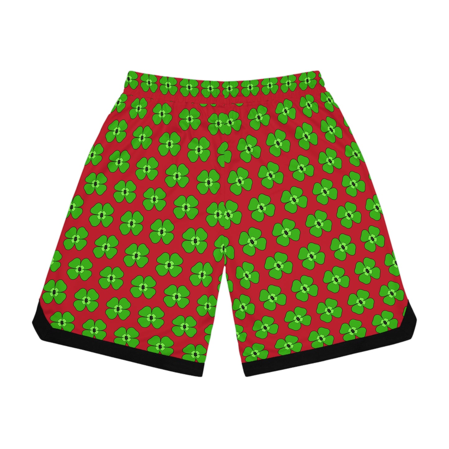 Lucky Bucks Vibrant Floral Basketball Shorts