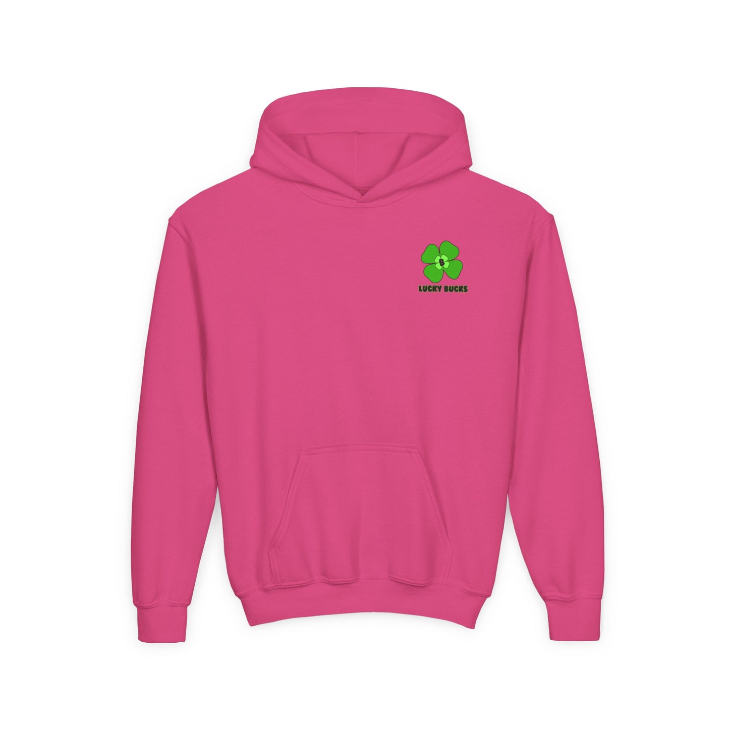 Youth Heavy Blend Hooded Sweatshirt with Lucky Clover Design, Perfect for St. Patrick's Day, Youth Hoodies, Cozy Sweatshirt, Casual [...]